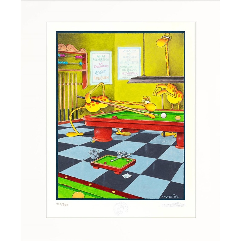 Mordillo, Guillermo: The Pool Players Original Bilder kaufen