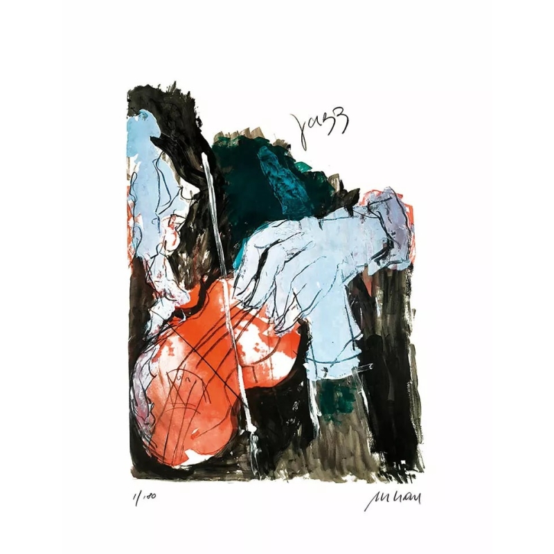 Das Bild "Gypsy Jazz" von Armin Mueller-Stahl mit oder ohne Rahmen kaufen