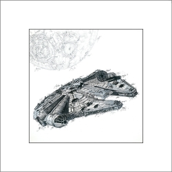 Leslie Hunt Bilder kaufen Original Millennium Falcon aus der Star Wars Reihe