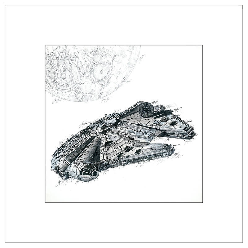 Leslie Hunt Bilder kaufen Original Millennium Falcon aus der Star Wars Reihe