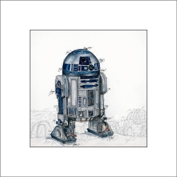 Star Wars R2 D2 Leslie Hunt Bilder kaufen Original Giclee