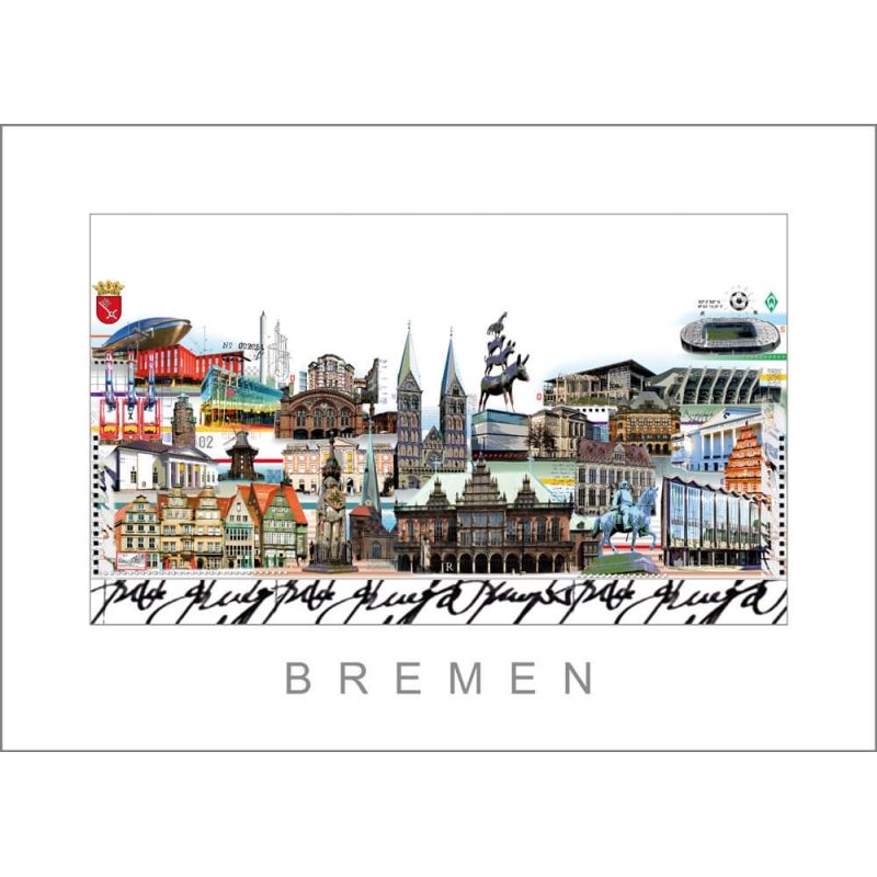 Leslie Hunt Bilder kaufen Original "Bremen" Giclee