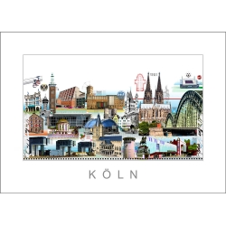 Leslie Hunt Bilder kaufen Original "Köln" Giclee