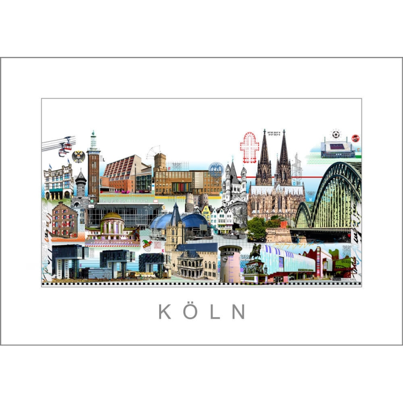 Leslie Hunt Bilder kaufen Original "Köln" Giclee
