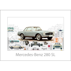 Leslie Hunt Bilder kaufen Original "Mercedes Benz 280 SL" Giclee