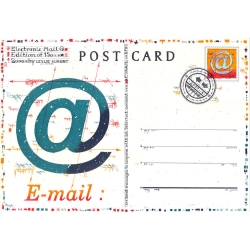 Original Bild vom Künstler Leslie G. Hunt "Postcard E-Mail" mit oder ohne Rahmen kaufen