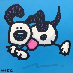 Unikat Original Bild "On the Run" von Ed Heck, mit Zertifikat