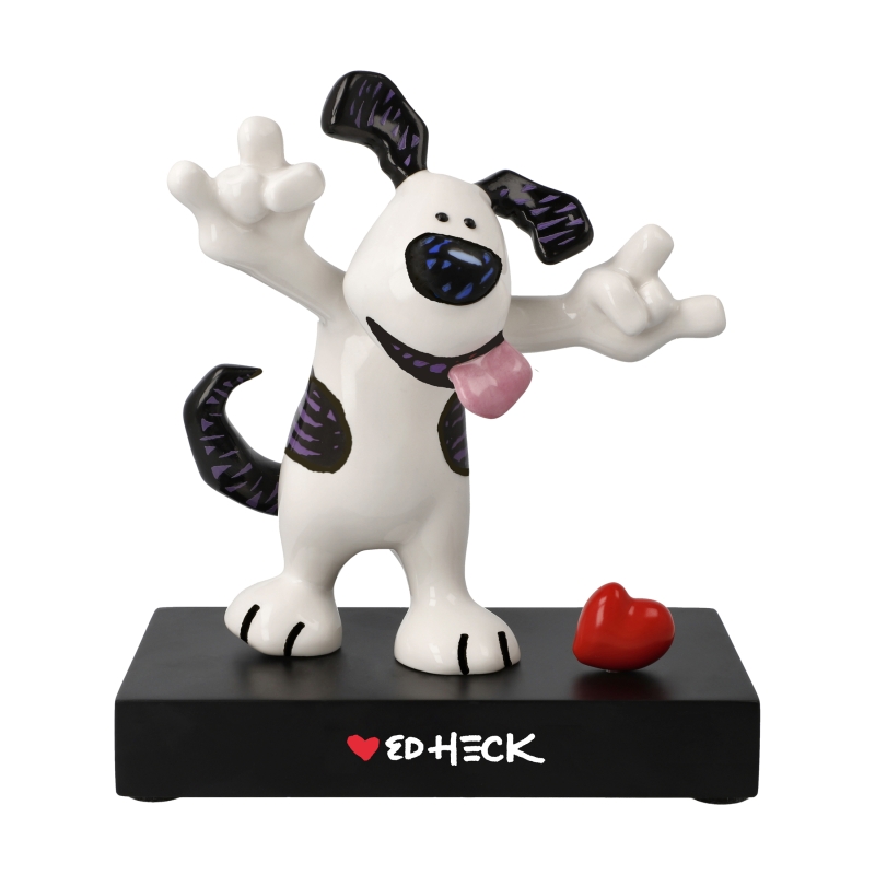 Rock On - Skulptur von Ed Heck aus Porzellan