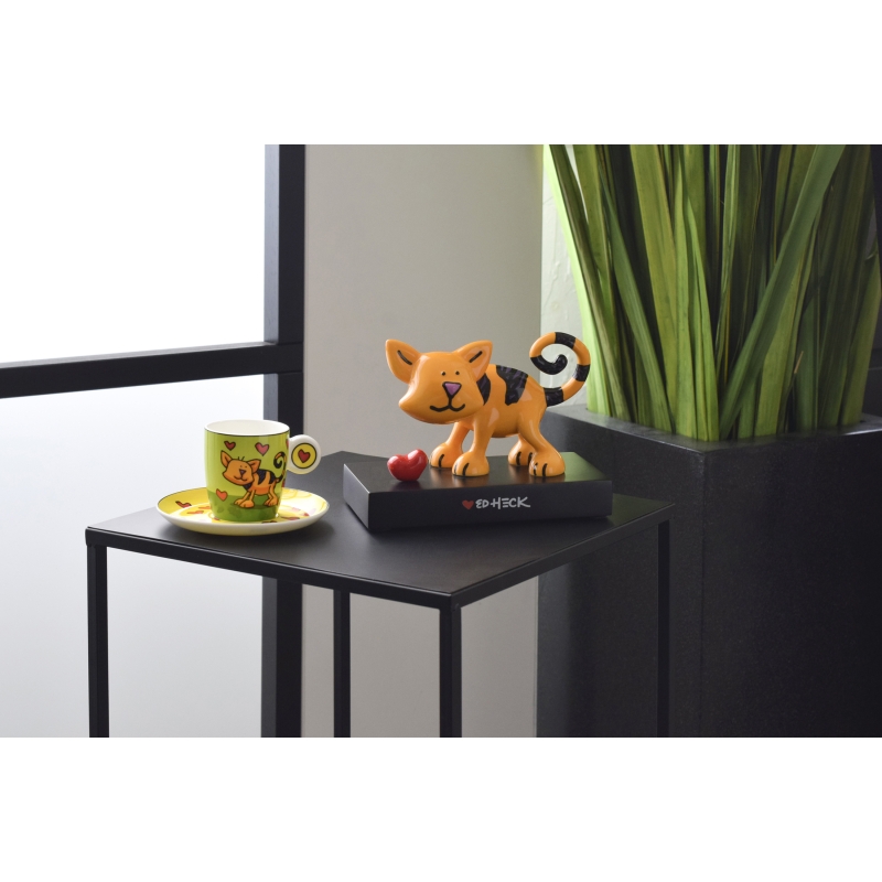 Love Cat - Skulptur von Ed Heck aus Porzellan