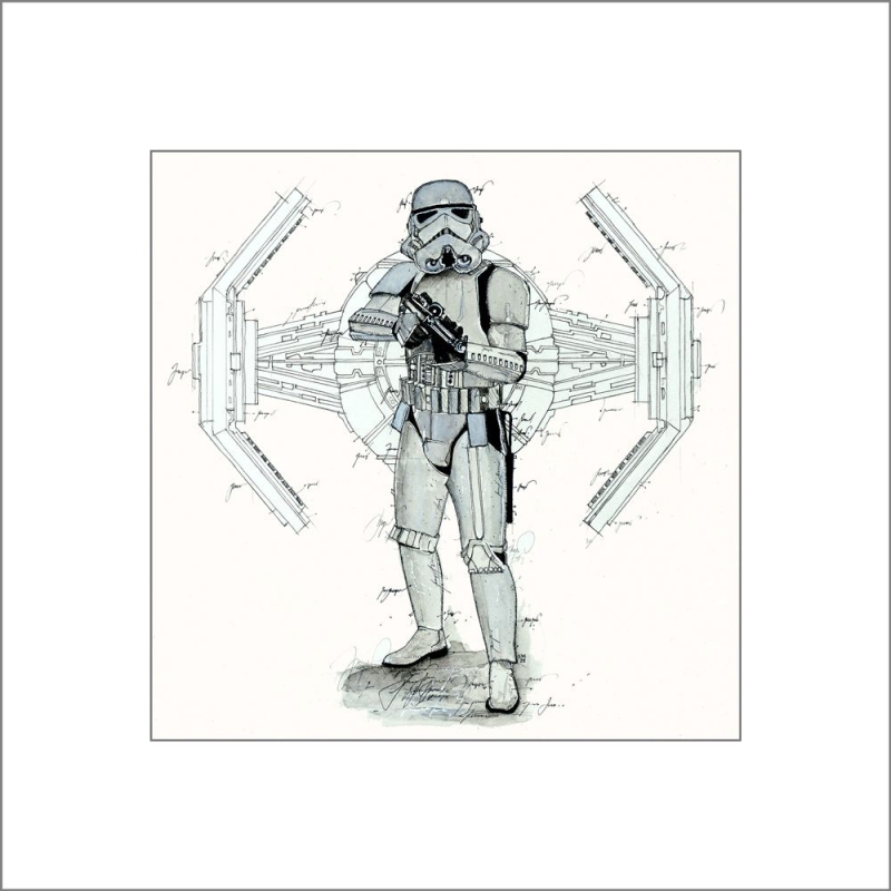 Star Wars Stormtrooper ein Original von Leslie G. Hunt