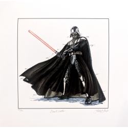 Star Wars Darth Vader ein Original von Leslie G. Hunt