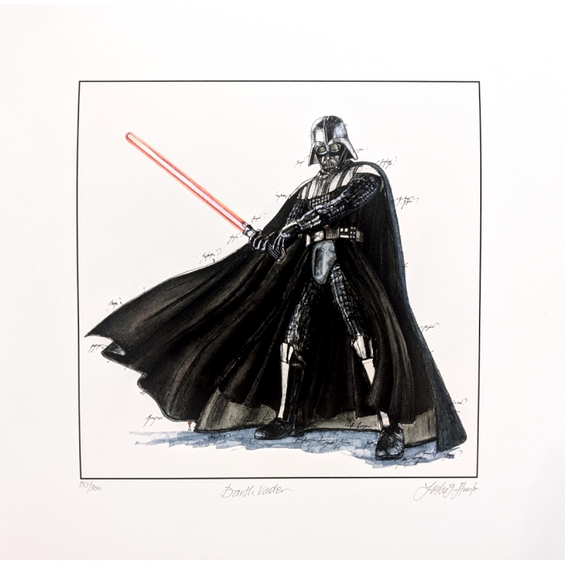 Star Wars Darth Vader ein Original von Leslie G. Hunt