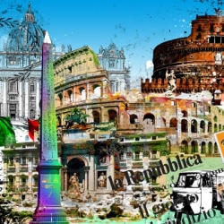 Leslie G. Hunt "A trip to Rom