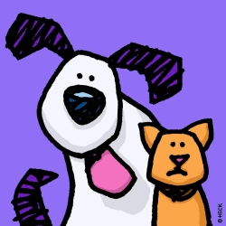 "Cat Lick" - Originalbild von Ed Heck