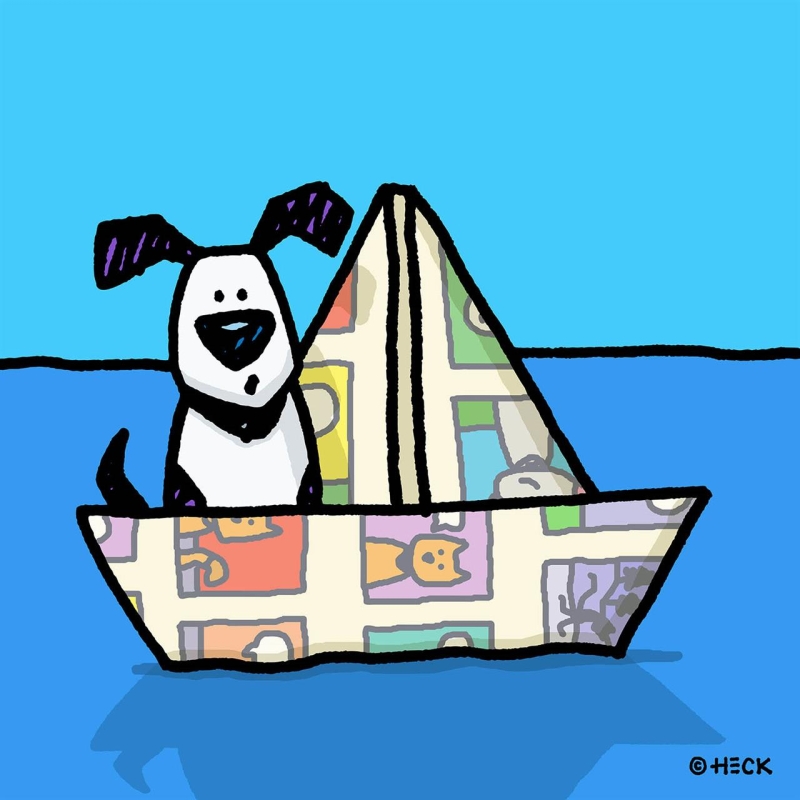 "Sunday Sail" - Originalbild von Ed Heck