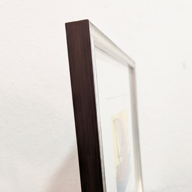 Janosch Rahmen Silber Rücken dunkelbraun