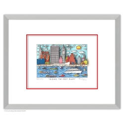 Zertifiziert: James Rizzi 3D Original Bild "across the east river"