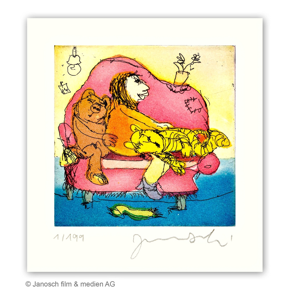 Janosch Original "Das Sofa Trio"