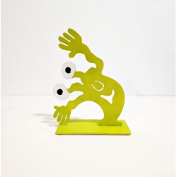 Patrick Preller Yogamonster3 Metallskulptur Monster