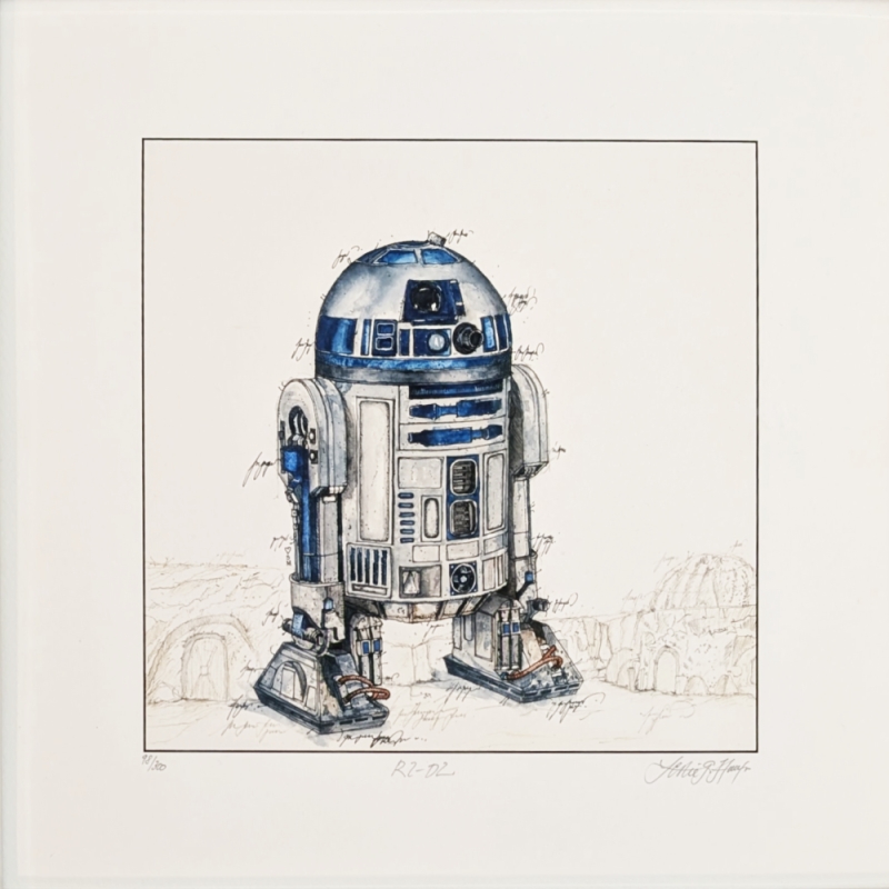 Leslie Hunt Original R2-D2 handsigniert und limitiert