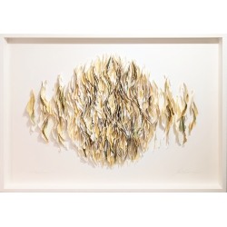 Gabriele Mierzwa 3D Papierobjekt "Klangkörper" handerstelltes Unikat handsigniert