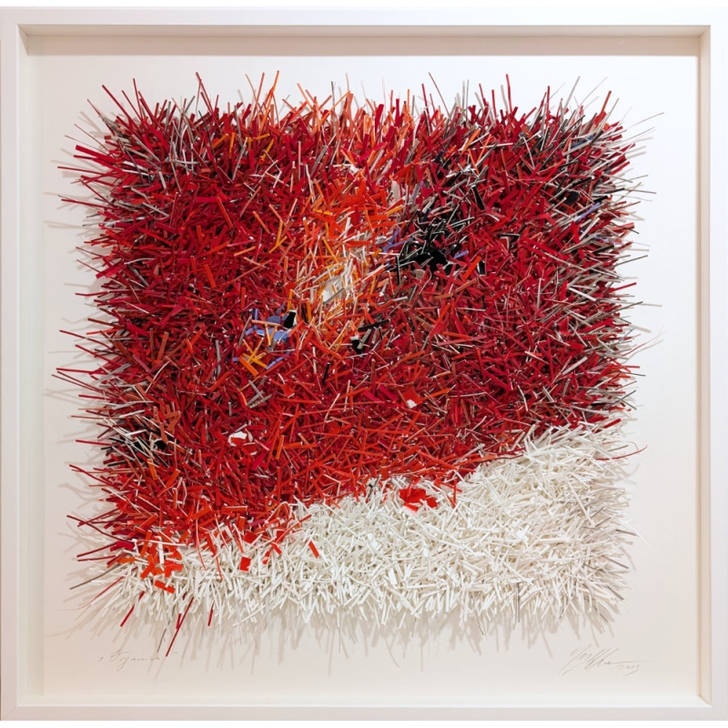 Original von Gabriele Mierzwa "Twister" Größe 80x60 im Rahmen