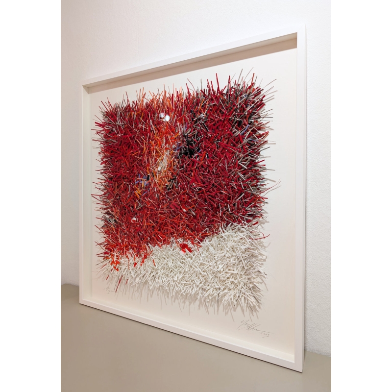 3D Papierobjekt „Twister“ – Original von Gabriele Mierzwa kaufen