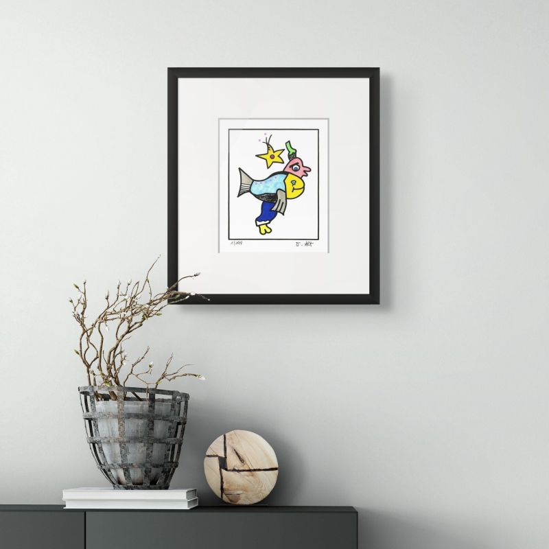 Otmar Alt: "STERNZEICHEN FISCHE" als Beispiel