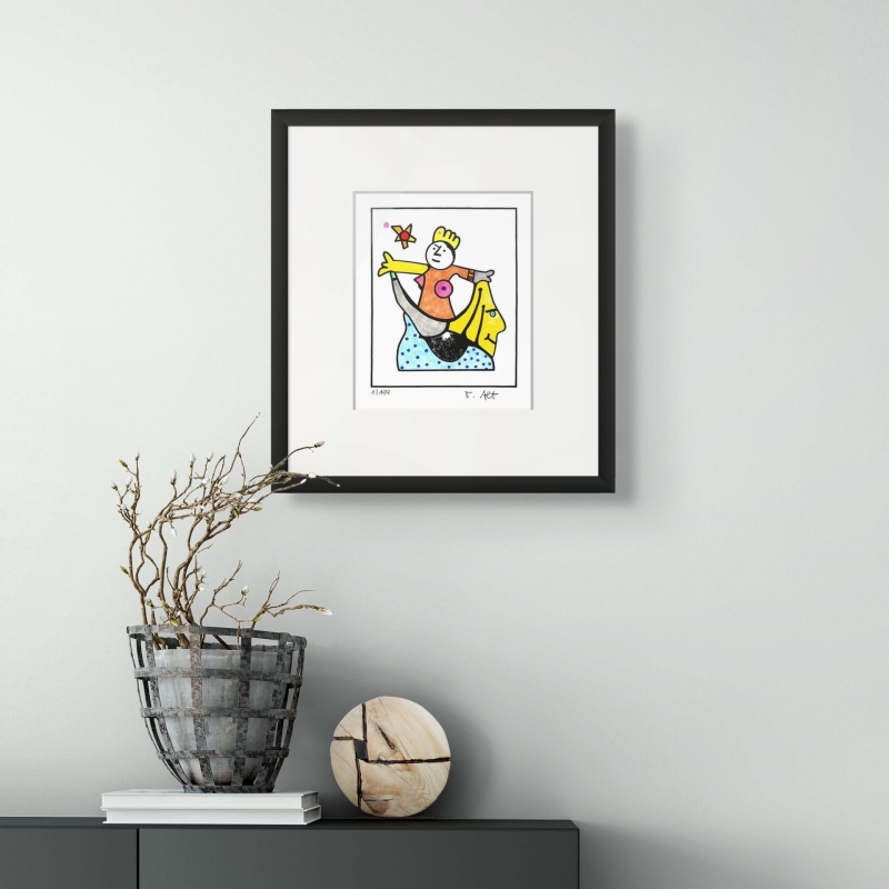 Otmar Alt: "STERNZEICHEN JUNGFRAU" als Beispiel