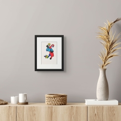 Original Bild "STERNZEICHEN WIDDER" von Otmar Alt - Kunst mit Zertifikat kaufen