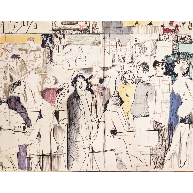 David Schneuer "Street Café"