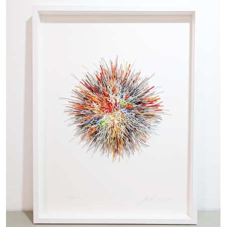 Original von Gabriele Mierzwa "Organics" Größe 80x60 im Rahmen