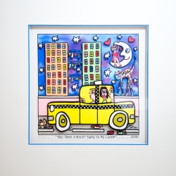 James Rizzi "Taxi take a right turn to my lover" handsigniert mit "RIZZI" nummeriert mit AP XXXI/L