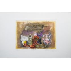 Nissan Engel "Iberia" Original Bild-Kunst