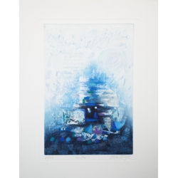 Nissan Engel "Winter" Original Bild-Kunst