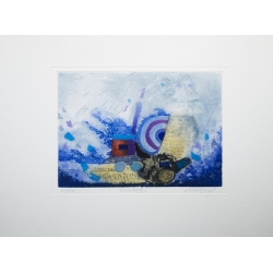 Nissan Engel "Quartet IV" Original Bild-Kunst