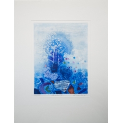 Nissan Engel "Quartet I" Original Bild-Kunst