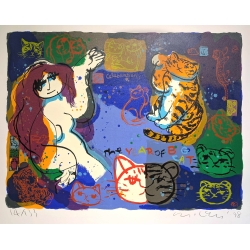 Michael Leu "Summer night II" Original Bild-Kunst