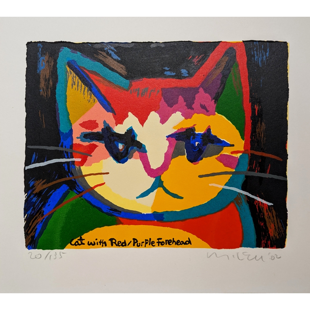 Cat with red-purple Forehead| Michael Leu Preis: 395,00 €