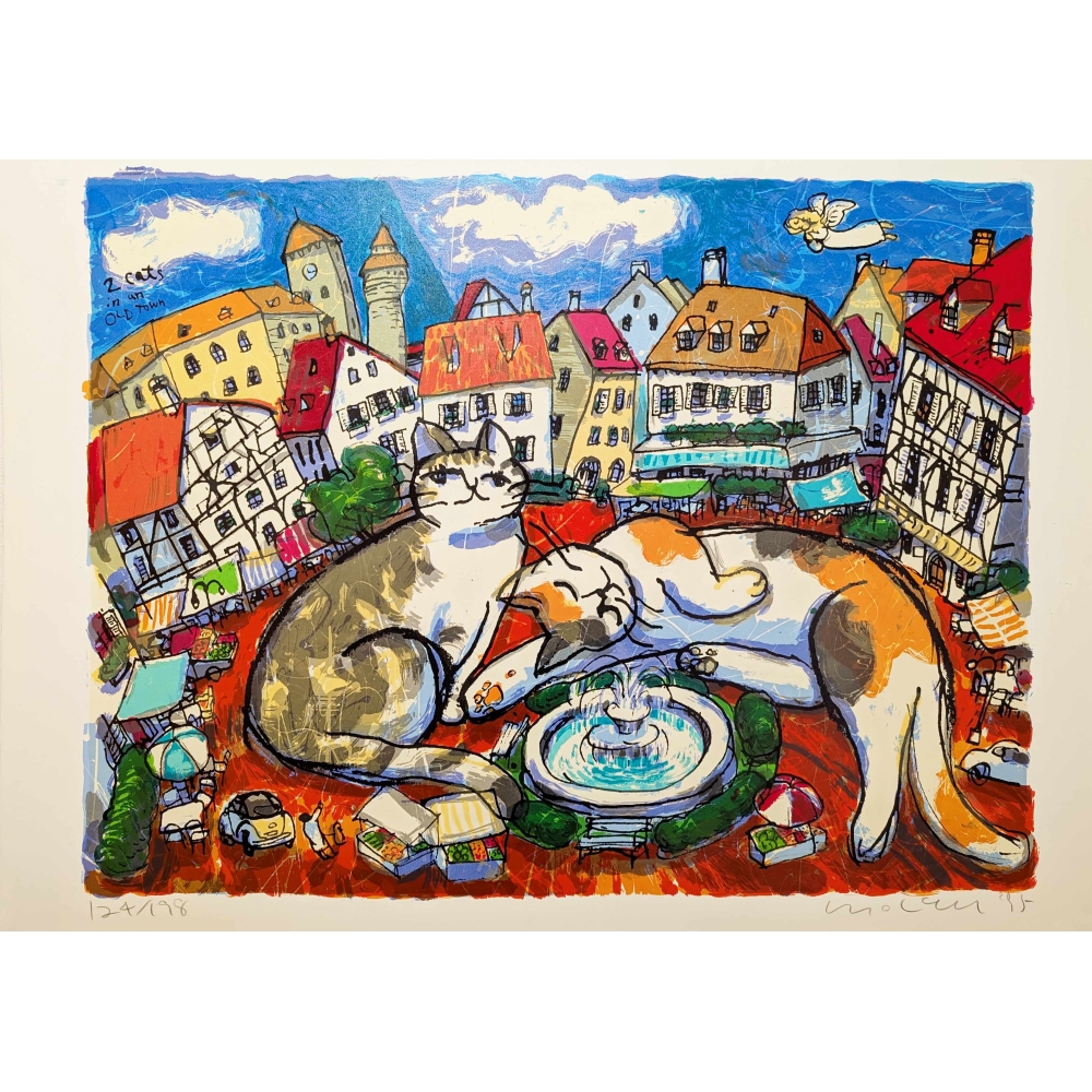 Two Cats in an old town | Michael Leu Preis: 1.640,00 €