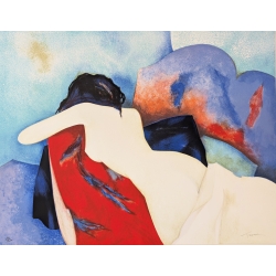 Claude Gaveau "Impressiones V" Original Bild-Kunst