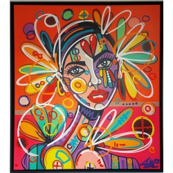 David Tollmann - "Love is bright" (Handüberarbeitet) inkl. Rahmen